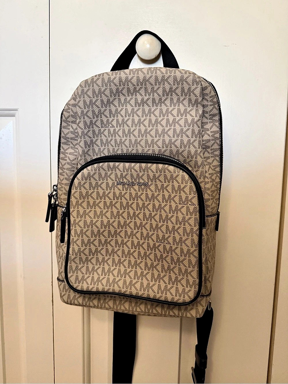 Michael Kors Cooper Logo Sling Pack Backpack Brown & Black